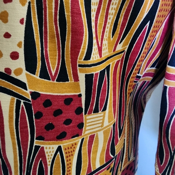 Harve Benard Vintage Blazer Abstract Geometric Design - Picture 9 of 10